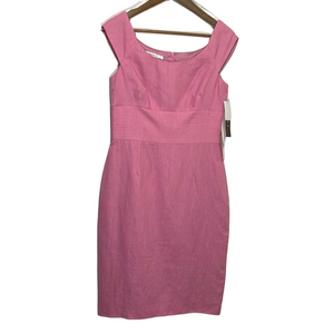 SUITE 7 Pink Linen Dress Sz 6